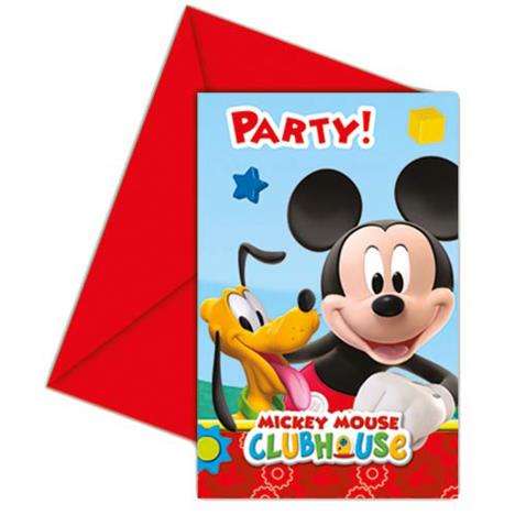 Mickey Clubhouse Invitations & Envelopes (Pack of 6) £2.99